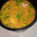 Anay kaur का कुकस्नैप जब उन्होंने आलू मटर की सब्जी (Aloo Matar ki sabji in Hindi) बनाया था।