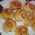 El cooksnap de Mayra Flores cuando hizo Rolls de canela.