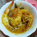 ÝTumpa Bose's cooksnap of when they made চিংড়ি মাছ ভাপা (Chingri bhapa recipe in Bengali).