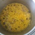 El cooksnap de Sergio Rivero Arce cuando hizo Arroz meloso con solomillo de cerdo en olla express.