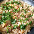 El cooksnap de Carmeta cuando hizo Arroz con hongos boletus.