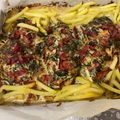 El cooksnap de Zoraida cuando hizo ~ Pechuga al horno rellena de espinacas con nata ~.