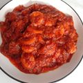 Cooksnap Noor Atika Mahamood semasa beliau membuat Sambal tumis udang.