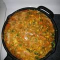 El cooksnap de Melvin Castro Rivera cuando hizo Chuletas a la jardinera.