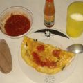El cooksnap de Alexaandra Yasmin Mateos Dolidu cuando hizo Chilaquiles Rojos con Huevo en España.