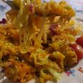 El cooksnap de Karen Zubiaurre cuando hizo Ensalada con noodles de verdura.
