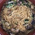 El cooksnap de Jonas Cobos cuando hizo Sopa de tallarines frescos con setas al curry.