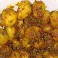 Runta Dutta's cooksnap of when they made ছোট আলুর দম(Choto Alur Dom recipe in Bengali).