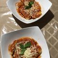 El cooksnap de Criss cuando hizo Ravioles rellenos de carne molida.