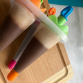 El cooksnap de @tesa.cuina cuando hizo Polo bicolor chocolate y vainilla - Moldes de helado apilables | Lékué.