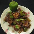 Monali Dattani का कुकस्नैप जब उन्होंने पनीर चिली (paneer chilli recipe in Hindi) बनाया था।