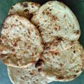 Areeba Khan's cooksnap of when they made Tandoori Naan (on Stove).