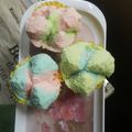 Cooksnap dari Nonie untuk resep Bolu Kukus PurPink ( purple n pink ) Mekar Merekah