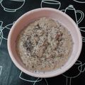 El cooksnap de Vanesa cuando hizo Porridge de avena con chocolate.
