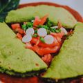 El cooksnap de Luis Corrales Fotografia cuando hizo Quesadillas culichis a la salsa.