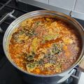 Félegyházi Endre Cooksnap-ja, amikor elkészítette a(z) Fejtett bableves receptet.