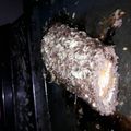 El cooksnap de Meli Caín cuando hizo Pan de carne arrollado.