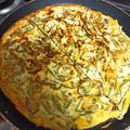 El cooksnap de Pamela Molina cuando hizo Tortilla de porotos verdes con zanahoria.