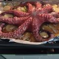 El cooksnap de Pedro cuando hizo Pulpo al horno, gastronomía Murciana.