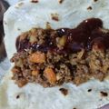 El cooksnap de Cristian Rivera cuando hizo Tacos de soja texturizada 🌮 vegetarianos y veganos.