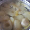 El cooksnap de Fernanda Davis cuando hizo Compotas de peras rústicas (al sonido de chicharras 😊).