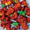 Sneha Banerjee's cooksnap of when they made ক্রিস্পি চিকেন পকোড়া (crispy chicken pakoda recipe in Bengali).
