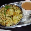Nirmala Rajput का कुकस्नैप जब उन्होंने फलाहारी चटपटी फ्राई आलू (falahari chatpati fry aloo recipe in Hindi) बनाया था।