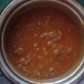 El cooksnap de jacquelin avila cuando hizo Salsa Bolognesa, para acompañar cualquier pasta.!.