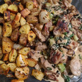 El cooksnap de Natalia Marinelli cuando hizo Mollejas al verdeo.