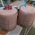 Kuldeep Kaur's cooksnap of when they made Strawberry Shake.