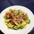El cooksnap de Silvia Serrat Miralles cuando hizo Escalibada con aguacates.