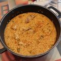 El cooksnap de Rafel Curto cuando hizo Arroz con conejo.