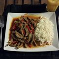 nyse's cooksnap of when they made sunshine's beef fajitas.