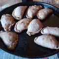 El cooksnap de Mary Jofre cuando hizo Empanadas rellenas de pollo con salsa bechamel y masa integral con semillas casera.