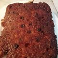 El cooksnap de Karen cuando hizo Budín de pan Dominique (sin huevo).