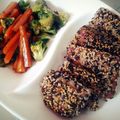 dina.tantri's cooksnap of when they made Tuna with Sesame seed.