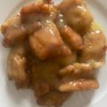 El cooksnap de Marta Borrell cuando hizo "Pollo" Vegano con limón al estilo chino.