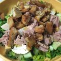 Cooksnap από nitsa στη συνταγή Τονοσαλάτα με αυγά βραστά και ασπιτικά κρουτόν σκορδάτα !