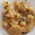 El cooksnap de encarni cuando hizo Merluza con salsa y patatas.