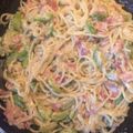 edina.farkas Cooksnap-ja, amikor elkészítette a(z) Cukkinis spagetti bacon-nel receptet.