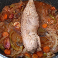 El cooksnap de nuri cuando hizo Solomillo de cerdo guisado con verduras.