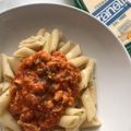 El cooksnap de @tesa.cuina cuando hizo Macarrones con bolognesa de soja texturizada.