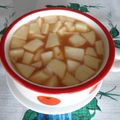El cooksnap de Mari Carmen cuando hizo Gazpacho andaluz. Sopa fría de tomate.