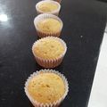 El cooksnap de Silvia Del Castillo cuando hizo Cupcakes de banano con crema de mantequilla.