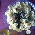 MMZ's cooksnap of when they made Bow tie With Mushrooms And Spinach.