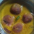 Sayantika Sadhukhan's cooksnap of when they made কাঁচকলার কোপ্তা কারি (Kanchakolar kopta curry recipe in Bengali).