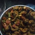 tina sharma's cooksnap of when they made Karela Sabzi.