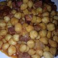 El cooksnap de MirMi cuando hizo Garbanzos con chorizo y jamón.