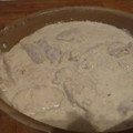El cooksnap de Vane Mayor Salmeron cuando hizo Solomillo de cerdo con salsa de paté.