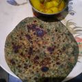 Shazia akhtar का कुकस्नैप जब उन्होंने बथुआ का पराठा (Bathua ka paratha recipe in hindi) बनाया था।